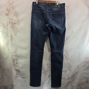 American Tall Jeans Mens 34 X 37 Tall Long Denim Carman Blue Onyx Dark